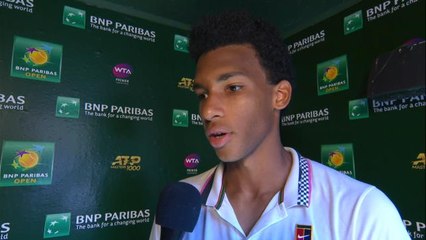 Indian Wells - Auger-Aliassime : "Tsitsipas ? Je vais croire en mes moyens"