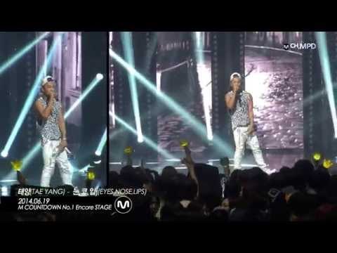 [MPD/직캠] 1400619 태양 TAEYANG 눈,코,입(EYES NOSE LIPS) 앵콜무대