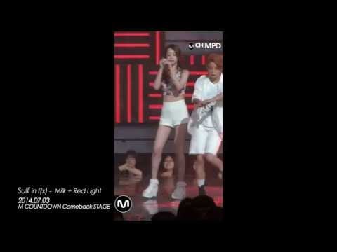 [MPD/직캠] 140703 설리(Sulli) in f(x) MILK+Red Light