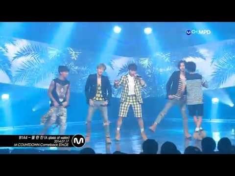 [MPD/직캠]140717 B1A4 - 물 한 잔(A glass of water) FULL SHOT