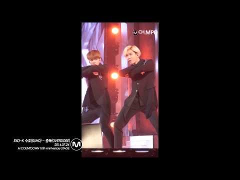 [MPD/직캠] 140724 EXO-K 수호(SUHO) - 중독(OVERDOSE)