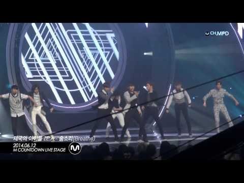 [MPD/직캠] 140612 제국의 아이들 ZE:A - 숨소리(Breathe) / full shot.ver