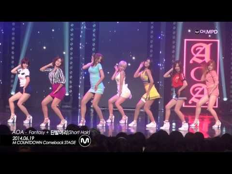 [MPD/직캠] 140619 AOA - Fantasy + 단발머리(Short Hair) / full shot.ver