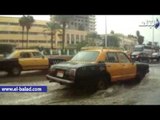 صدى_البلد | الأمطار تغرق شوارع قرى ومراكز الغربية