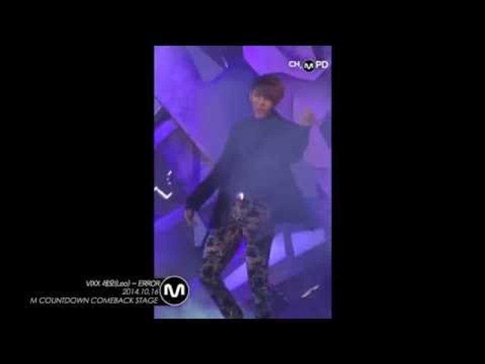 [MPD/직캠] 141016 VIXX 레오(LEO) - ERROR