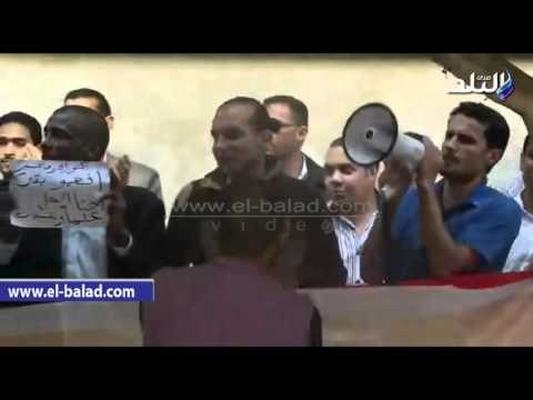 صدى البلد | حملة الماجستير والدكتوراه ينقلون تظاهراتهم أمام مجلس الوزراء