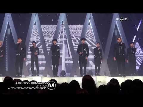 [MPD/직캠] 141023 SUPER JUNIOR - 백일몽(Evanesce