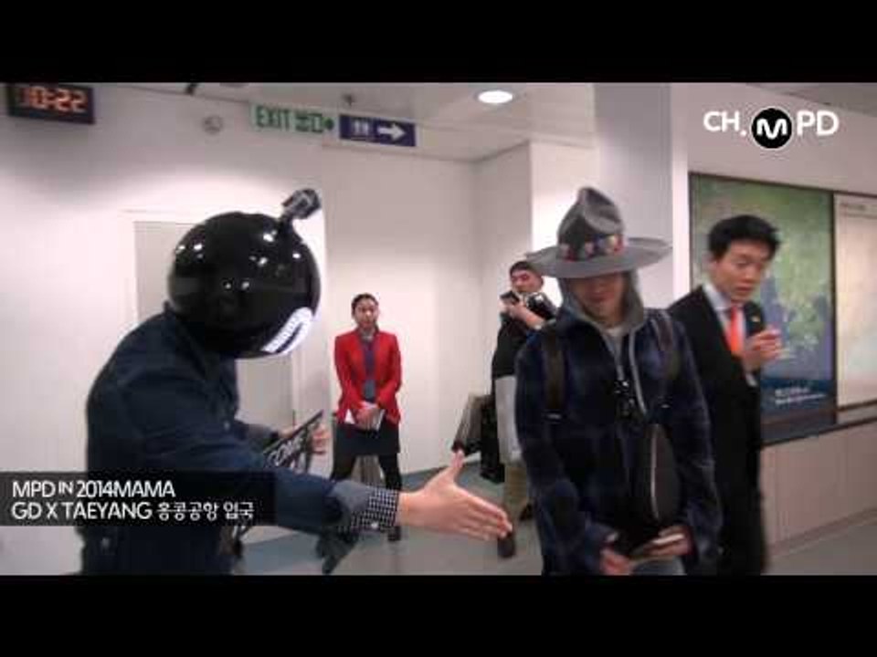 [MPD in 2014MAMA] 141201 GD&Tae-Yang, welcome to Hong Kong for 2014 MAMA