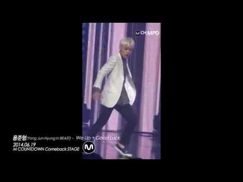 [MPD/직캠] 140619 BEAST(Yong Jun-Hyung.ver) - We Up+Good Luck