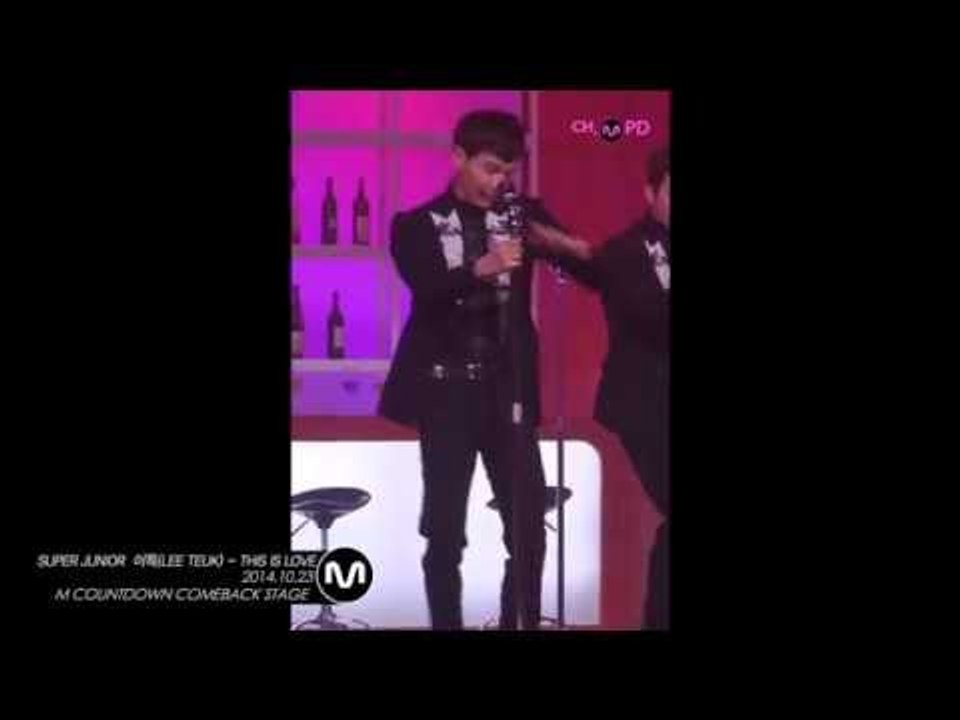 [MPD/직캠] 141023 SUPER JUNIOR 이특(Lee Teuk) - This Is Love