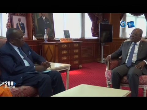 RTB/Audience du Président de l’assemblée national avec le représentant spécial du secrétaire général des nations unies