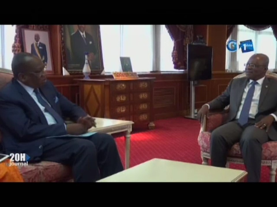 RTB/Audience du Président  de l’assemblée national avec le représentant spécial du secrétaire général des nations unies