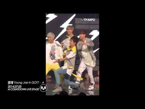 [MPD/직캠] 140703 영재(Young Jae in GOT7) - A