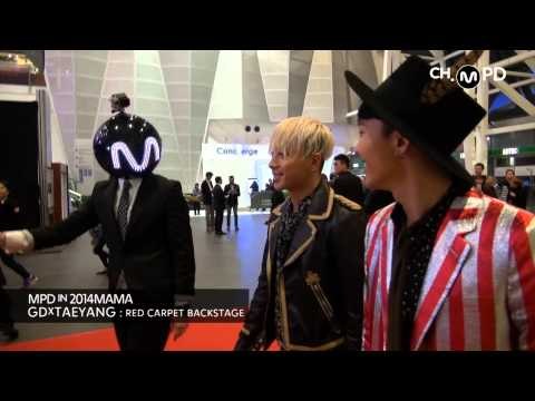 [MPD in 2014MAMA] 141203 GDxTAEYANG : RED CARPET BACKSTAGE