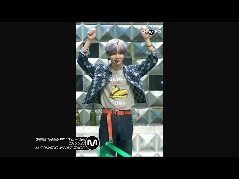 [MPD직캠] 샤이니 태민 직캠 View SHINee Taemin Fancam Mnet MCOUNTDOWN 150528