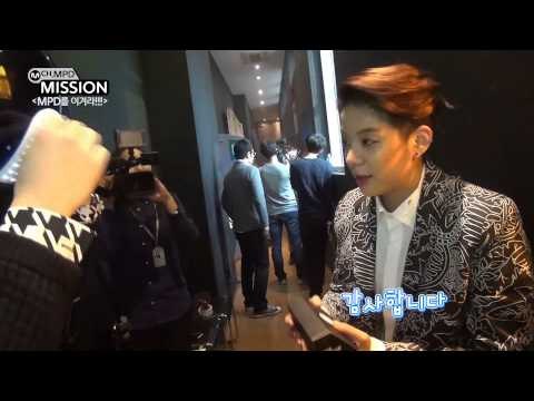 [MPD MISSION] 무작정 손씨름, 조미&엠버 (Palm push game with Zhoumi&Amber )