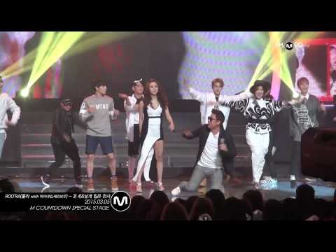 [MPD직캠]룰라 직캠 with 마이네임&레인보우 3! 4!, 날개 잃은 천사 ROO'RA Fancam with MYNAME&RAINBOW Mnet MCOUNTDOWN 150305