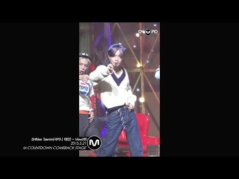 [MPD직캠] 샤이니 태민 직캠 View SHINee Taemin Fancam Mnet MCOUNTDOWN 150521