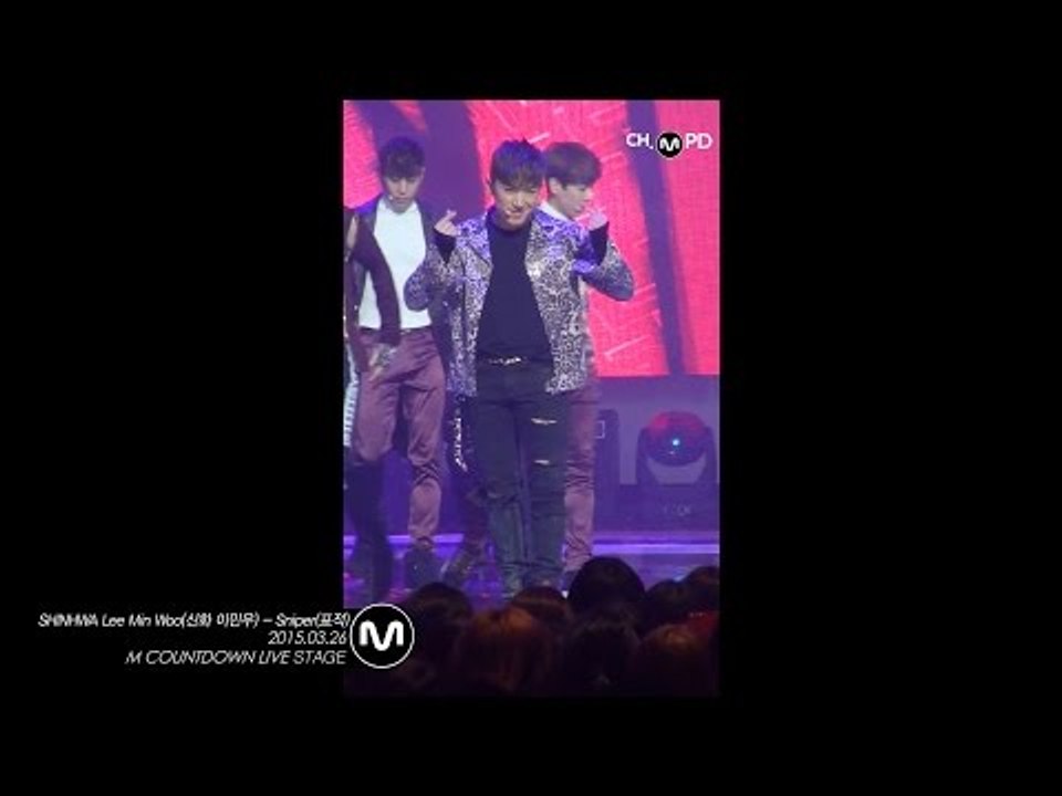 [MPD직캠] 신화 이민우 직캠 표적 Sniper SHINHWA Lee Min Woo Fancam Mnet MCOUNTDOWN 150326