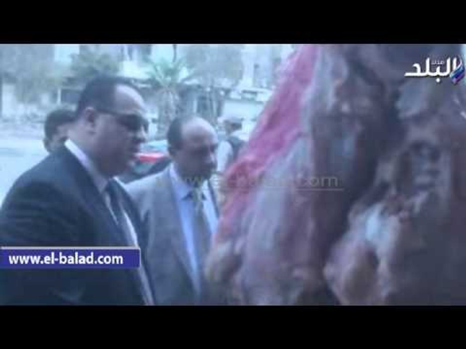 صدى البلد |  طرح كميات إضافية بمنافذ بيع اللحوم البلدية بالفيوم بسعر 60 جنيهاً للكيلو