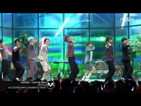 [MPD직캠] 엑소 직캠 LOVE ME RIGHT EXO Fancam Mnet MCOUNTDOWN 150604
