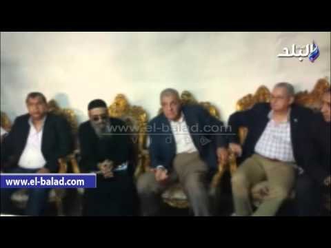 صدى البلد | «محلب» لرهبان الدير المنحوت بالفيوم : لابد من إنشاء طريق الواحات علشان البلد تمشى