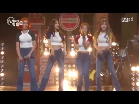 [MPD직캠] 마마무 직캠 넌 is 뭔들 Fancam @엠카운트다운_160225