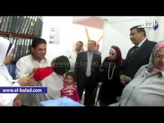 صدى_البلد | الحملة القومية للتطعيم ضد الحصبة تواصل عملها لليوم الثانى بالفيوم