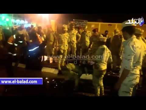 صدى البلد | معدات القوات المسلحه تصل الدقهلية لسحب مياه الامطار