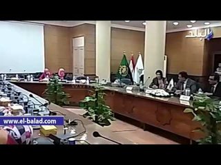 صدى البلد | رئيس جامعة بنها يبحث من وفد فولبرايت المنح والبرامج الثقافية والعلمية