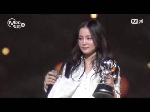 [MPD직캠] 이하이 1위 앵콜 직캠 한숨 Lee HI BREATHE Fancam No.1 Encore full ver. MNET MCOUNTDOWN 160317