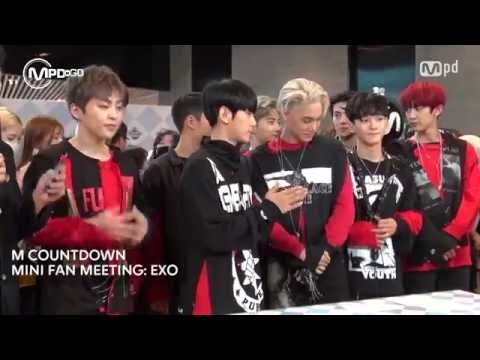 엑소 컴백 미니팬미팅 EXO MINI FAN MEETING Mnet MCOUNTDOWN 160609