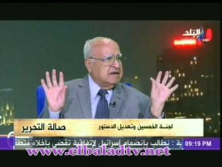 ابراهيم درويش : أنصح بعدم الأخذ تعديلات لجنة الـ«10 المبشرة بالجنة»