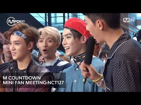 엔씨티127 미니팬미팅 NCT127 MINI FAN MEETING Mnet MCOUNTDOWN 160728