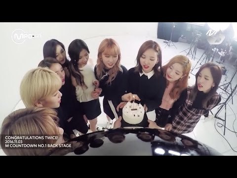 No.1 TWICE CONGRATULATIONS! 트와이스 1위 축하!! 161103