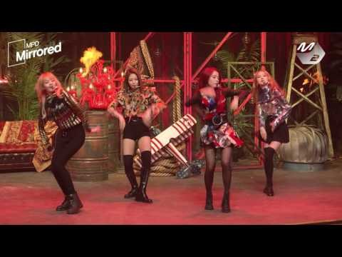 [Mirrored MPD직캠] 블랙핑크 불장난 거울모드 직캠(안무영상) BLACKPINK Choreography Fancam @엠카운트다운_161110
