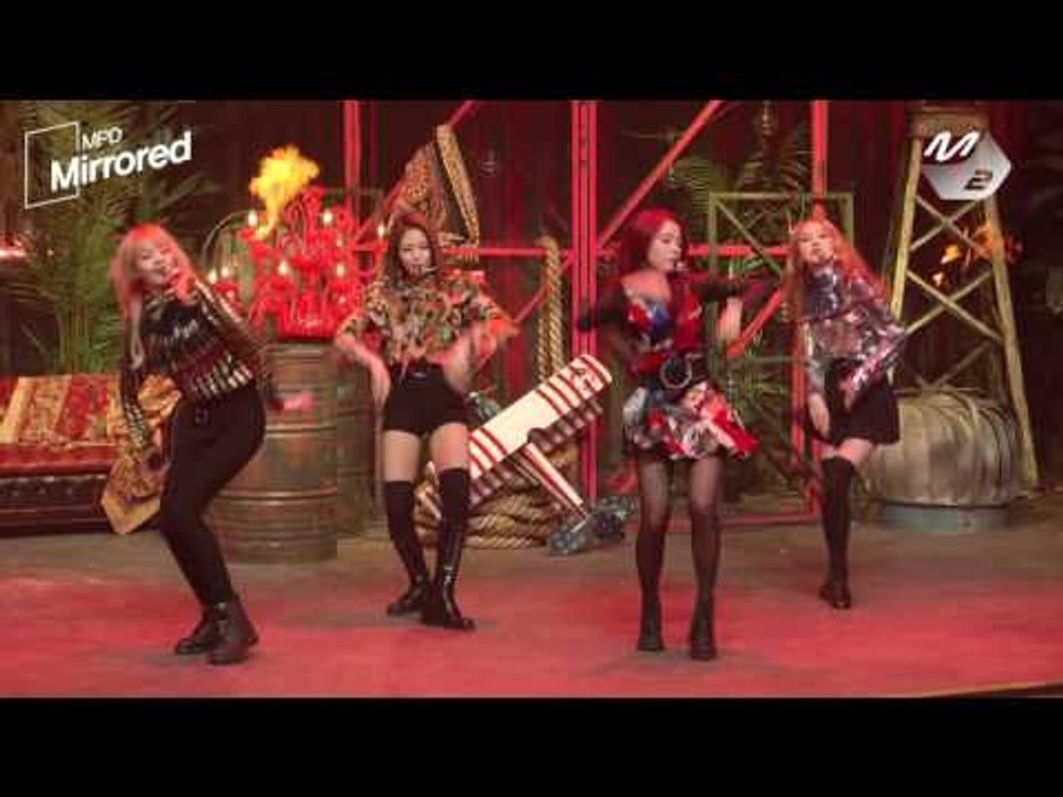 [Mirrored MPD직캠] 블랙핑크 불장난 거울모드 직캠(안무영상) BLACKPINK Choreography Fancam @엠카운트다운_161110