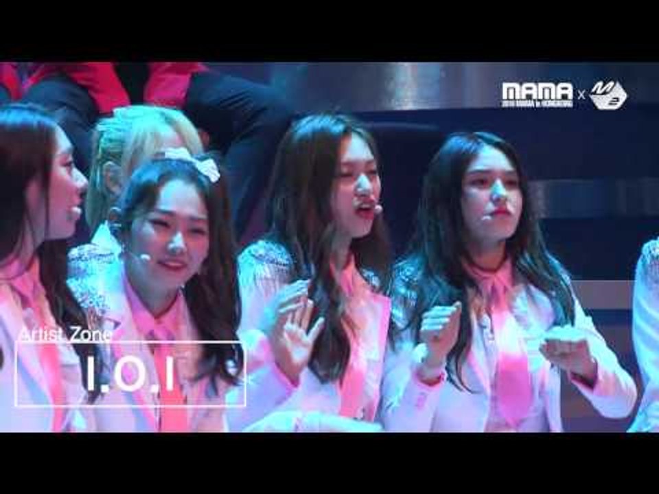[2016MAMA x M2] I.O.I Reaction to GOT7's performance