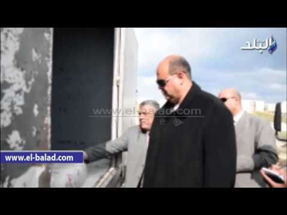 صدى البلد | 20 طن مواد غذائية اعانة من رئيس الج...