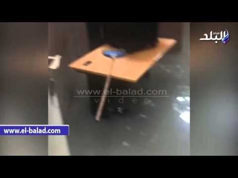 صدى البلد | غرق مكاتب الشهر العقاري بالإسكندرية بمياه الأمطار