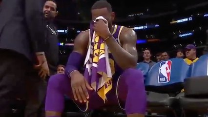 LeBron James Caught CRYING On Sidelines!