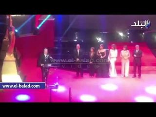 صدى البلد | تكريم حسين فهمي ومنحه جائزة فاتن حمامة التقديرية