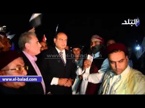 صدى البلد | مسيرة وفد أبناء قبائل مطروح لدعم السياحة بشرم الشيخ