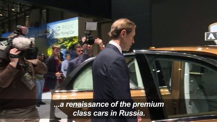 Putin's limousine maker Aurus makes European debut in Geneva