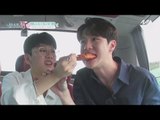 [JustBeJoyful JBJ] Unexpected scale of Taehyun&Donghan's eating show at the rest area Ep.2