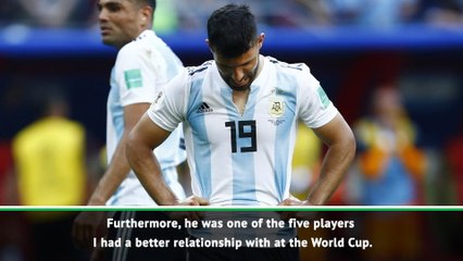 Scaloni quashes rumours of a rift after dropping Aguero