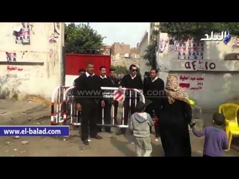 صدى البلد | تأمين الشرطة النسائية لجان انتخابات الجمالية