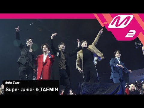 [2017MAMA x M2] 슈퍼주니어 & 태민 Reaction to 엑소's Performance