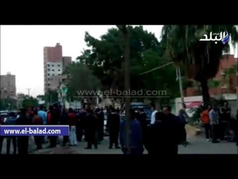 صدى البلد | قوات الجيش تغلق لجنة مدرسة عمر بن عبد العزيز بـ طرة بسبب شراء الاصوات