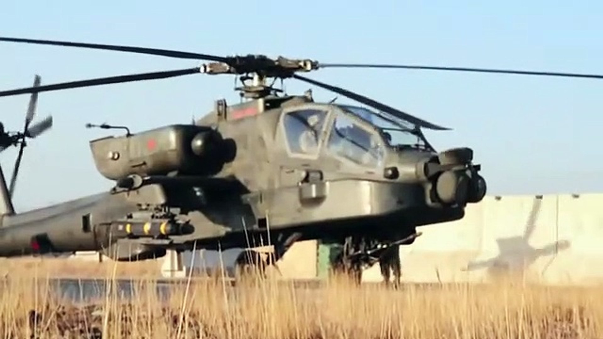 US – Apache Helicopters in Action Combat Footage Afghanistan